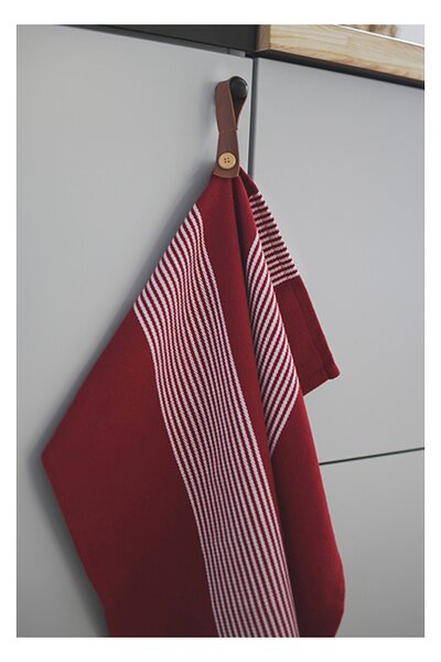 Kuchyňská utěrka Utveda Red/White 50x70 cm Storefactory Scandinavia