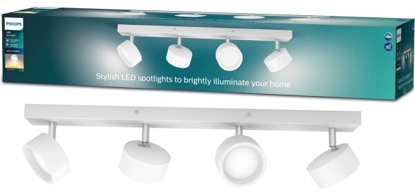 Philips - LED Bodové svítidlo BRACIA 4xLED/5,5W/230V bílá