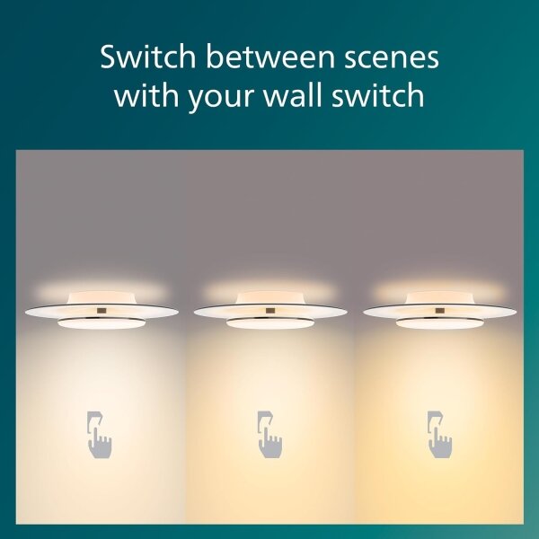 Philips- LED Stmívatelné stropní svítidlo GARNET SCENE SWITCH LED/30W/230V 2700K