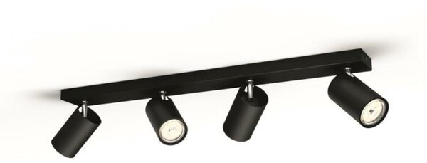Bodové svítidlo Philips Kosipo 50594/30/PN černé 4x max.10W