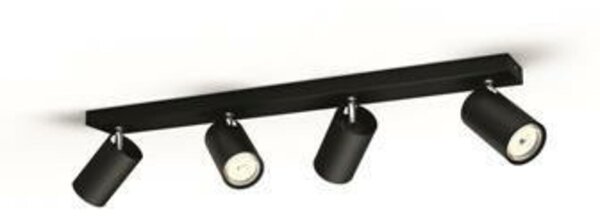 Bodové svítidlo Philips Kosipo 50594/30/PN černé 4x max.10W