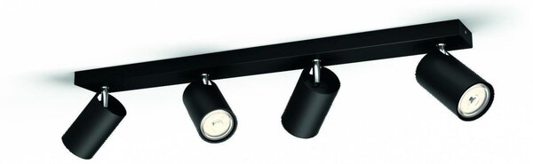 Bodové svítidlo Philips Kosipo 50594/30/PN černé 4x max.10W