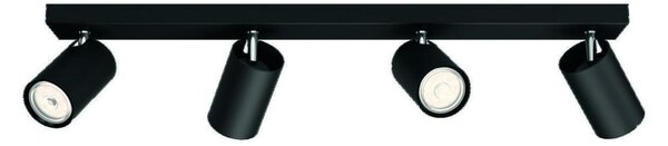 Bodové svítidlo Philips Kosipo 50594/30/PN černé 4x max.10W