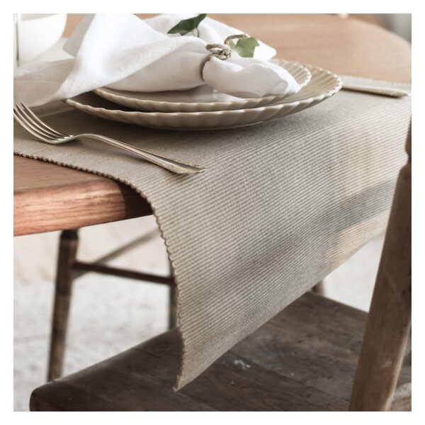 Ubrus Holmsbruk Runner Beige 40x150 cm Storefactory Scandinavia