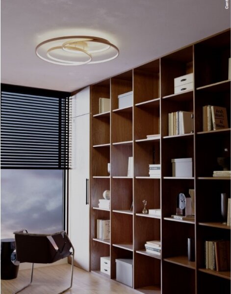 Redo 01-2973 - LED Stropní svítidlo CENTRIX LED/92W/230V bronzová