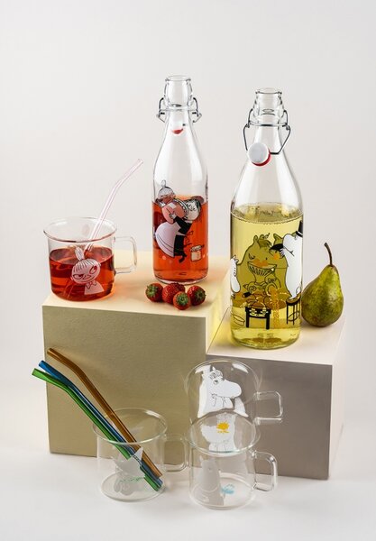 Muurla Skleněná lahev Moomin Marmalade 0,5l