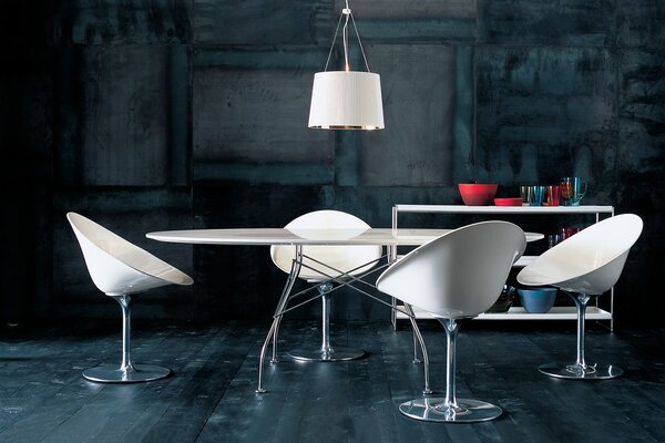 Kartell designové židle Eros otočná