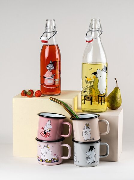 Muurla Skleněná lahev Moomin Marmalade 0,5l