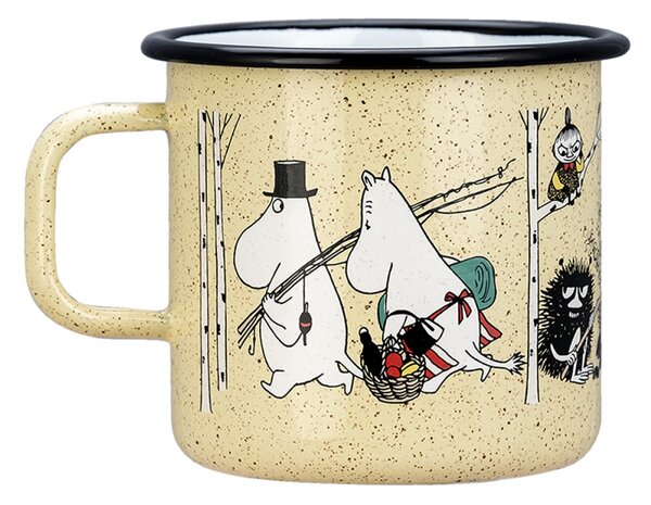Muurla Hrnek Moomin Campers 0,8l, smalt / béžový