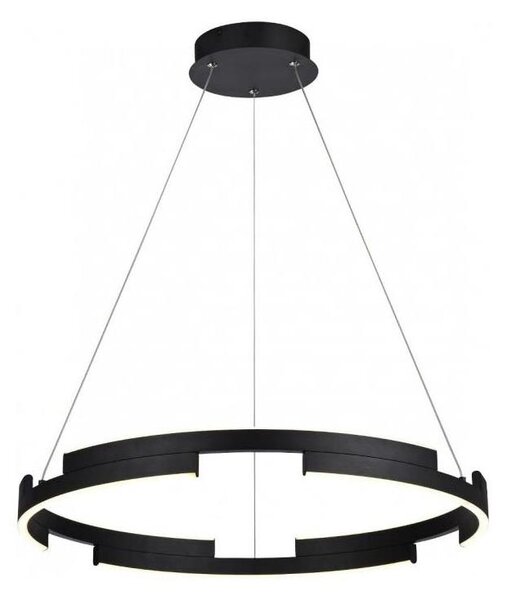 Redo 01-3173 - LED Stmívatelný lustr na lanku CASTLE LED/36W/230V černá