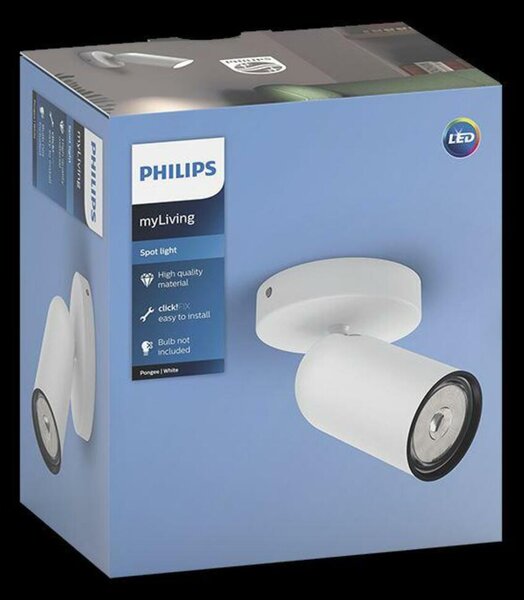 Bodové svítidlo Philips Pongee 50581/31/PN bílé 1x max.10W