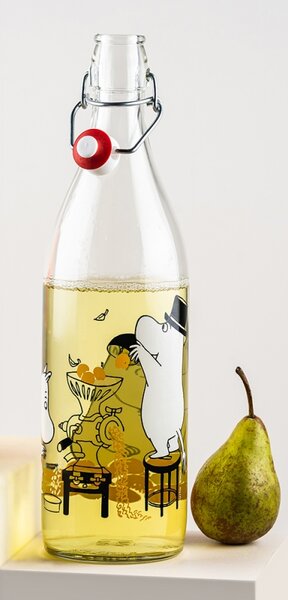 Muurla Skleněná lahev Moomin Fruits 1l