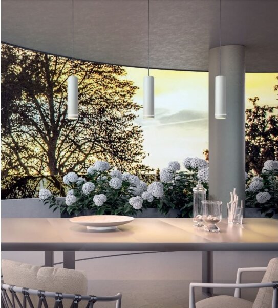 Redo 90513 - LED Venkovní závěsné svítidlo KLOU LED/9W/230V IP54 bílá