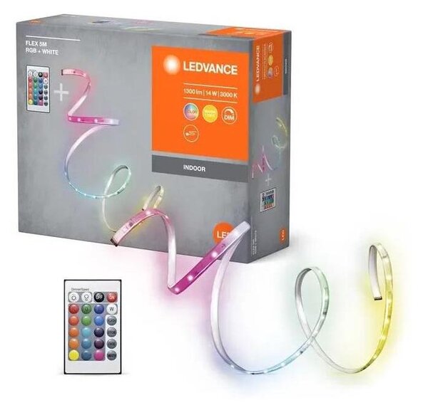Ledvance - LED RGBW Stmívatelný pásek FLEX 5m LED/14W/230V + DO