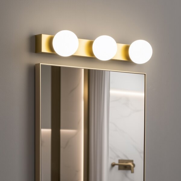 BRILAGI - SADA 2x LED Koupel. nást. sv. HOLLYWOOD 3xLED/3W/230V 39 cm IP44 zlatá