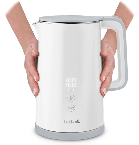 Tefal - Rychlovarná konvice SENSE 1,5 l 1800W/230V bílá