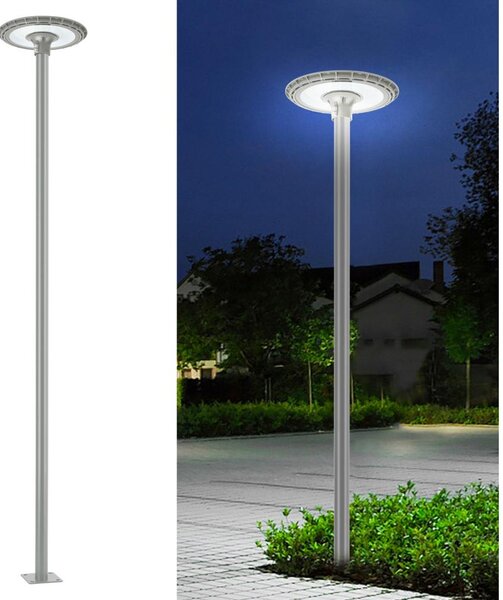 BRILAGI - LED Ven. poul. lampa se sloup. 3 m URBANSPARK LED/120W/230V šedá IP65