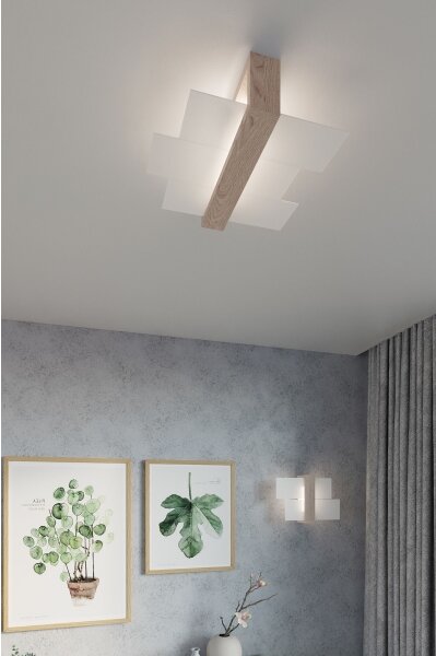 Brilagi - LED Nástěnné svítidlo HERA 1xE27/7,5W/230V dřevo