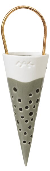 Vánoční ozdoba Nobili Olive Green 15,5 cm Kähler