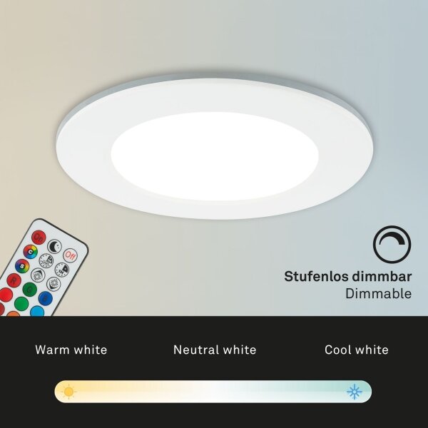 Briloner - SADA 3x LED Stmívatelné koupelnové svítidlo LED/4,8W/230V IP65