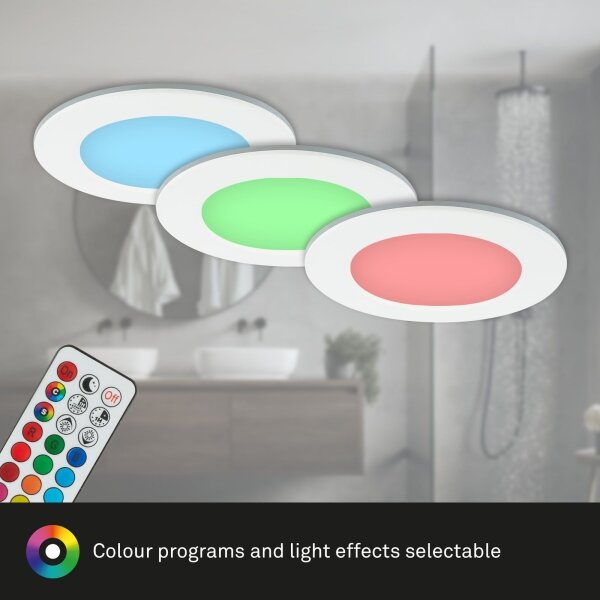 Briloner - SADA 3x LED Stmívatelné koupelnové svítidlo LED/4,8W/230V IP65