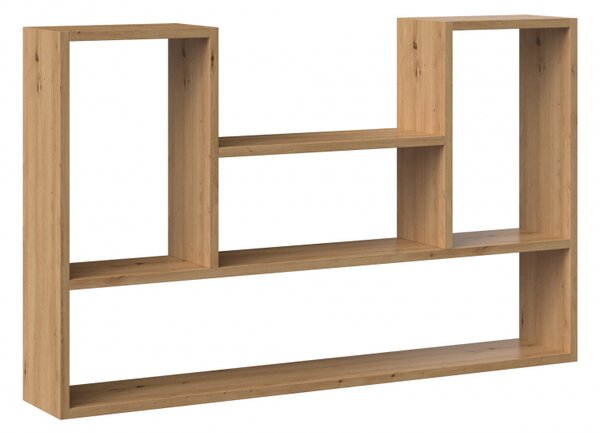 Regál na stěnu INDREK - dub artisan