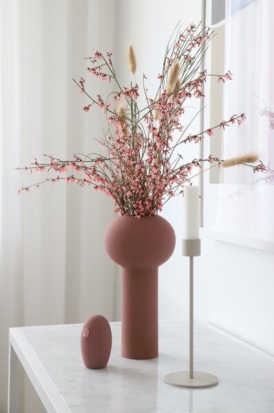 Váza Pillar Cinder Rose 24 cm COOEE Design