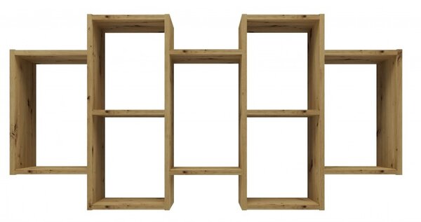 Nástěnný regál INDREK - dub artisan