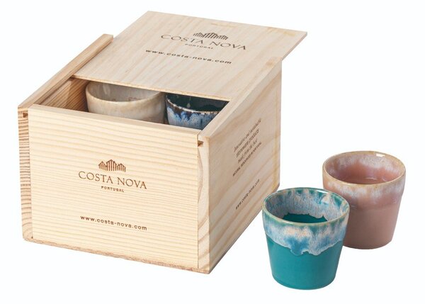 Kameninové šálky v sadě 8 ks na espresso 90 ml Grespresso – Costa Nova