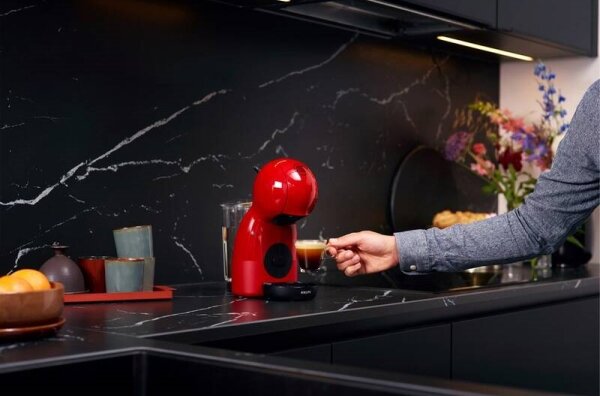 Krups - Kávovar na kapsle NESCAFÉ DOLCE GUSTO PICCOLO XS 1600W červená