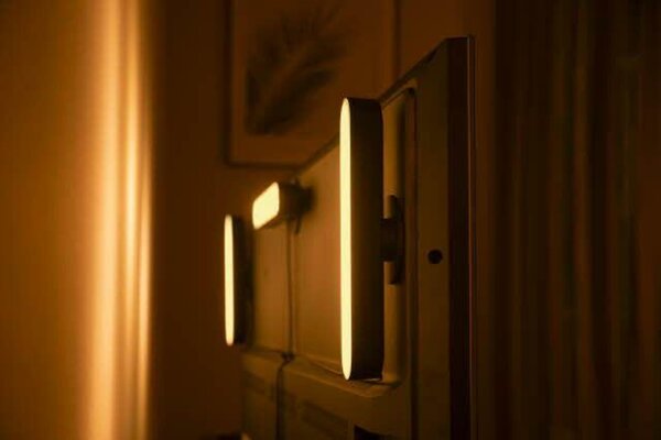 PHILIPS HUE Hue LED White and Color Ambiance Stolní svítidlo Philips Play double pack 78202/30/P7 černý 2200K-6500K RGB