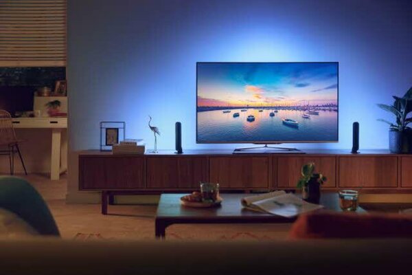 PHILIPS HUE Hue LED White and Color Ambiance Stolní svítidlo Philips Play double pack 78202/30/P7 černý 2200K-6500K RGB