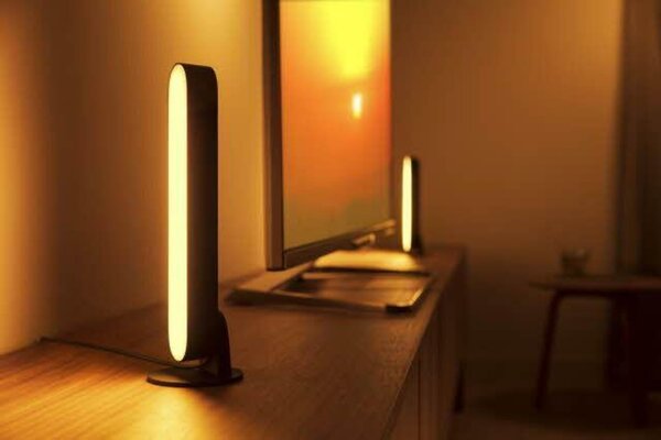 PHILIPS HUE Hue LED White and Color Ambiance Stolní svítidlo Philips Play double pack 78202/30/P7 černý 2200K-6500K RGB