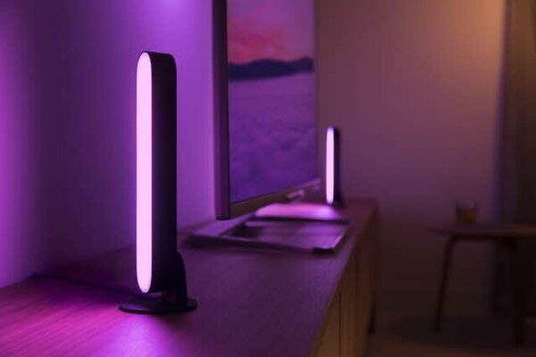 PHILIPS HUE Hue LED White and Color Ambiance Stolní svítidlo Philips Play double pack 78202/30/P7 černý 2200K-6500K RGB