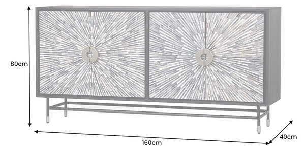 Massive home | Designová komoda Santuzza 160 cm vícebarevná