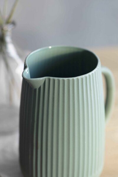 Keramický džbánek Linear Jug Green 450 ml Garden Trading