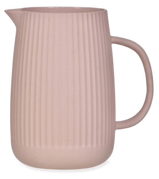 Keramický džbánek Linear Jug Pink 450 ml Garden Trading
