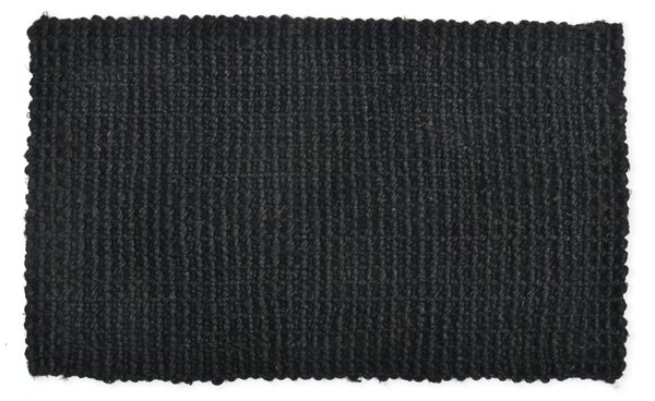 Jutová rohožka Woven Black 80x50 cm Garden Trading