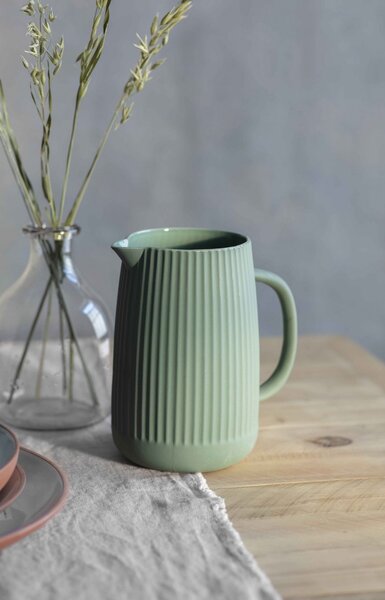 Keramický džbánek Linear Jug Green 450 ml Garden Trading