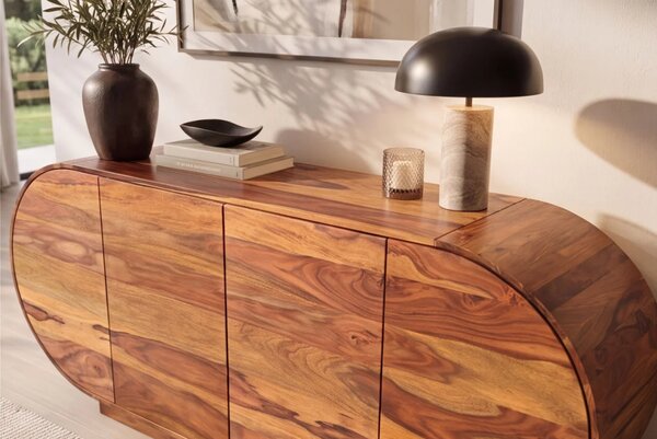 Massive home | Komoda ORGANIKO 180cm oválný masiv palisandr