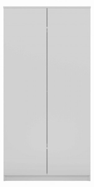 Dvoudveřová šatní skříň 90 cm TAUNO - bílá