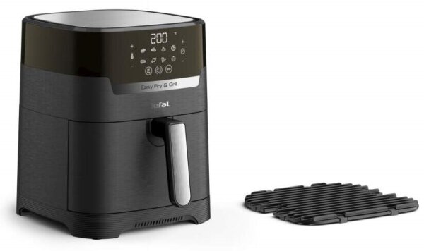Tefal - Horkovzdušná fritéza 4,2 l EASY FRY&GRILL 2v1 1550W/230V černá