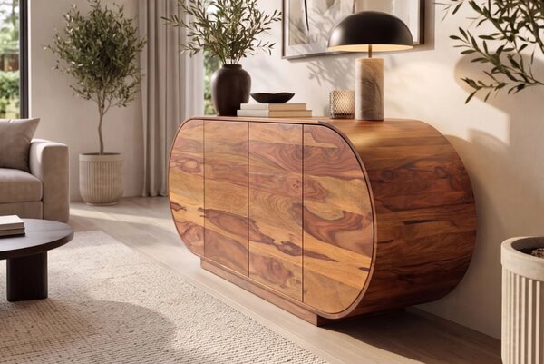 Massive home | Komoda ORGANIKO 180cm oválný masiv palisandr