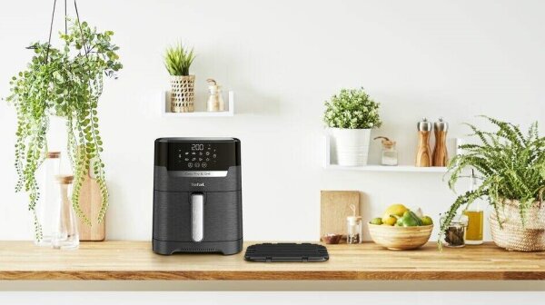Tefal - Horkovzdušná fritéza 4,2 l EASY FRY&GRILL 2v1 1550W/230V černá