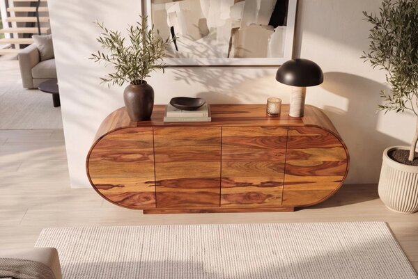 Massive home | Komoda ORGANIKO 180cm oválný masiv palisandr