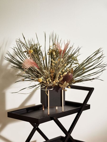 Květník se stojanem Botanic Pot Square Black Design House Stockholm