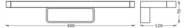 Ledvance - LED Koupelnové osvětlení zrcadla DISC BAR LED/7W/230V 3000/4000K IP44