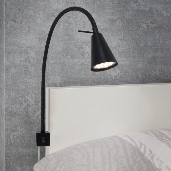 Briloner 2080-015 - LED Nástěnná lampa COMFORT LIGHT 1xGU10/5W/230V černá