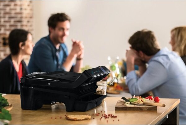 Tefal - Kontaktní gril OPTIGRILL ELITE 2000W/230V černá