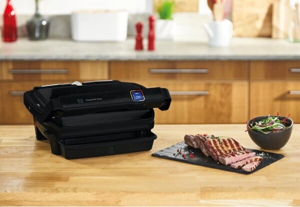 Tefal - Kontaktní gril OPTIGRILL ELITE 2000W/230V černá
